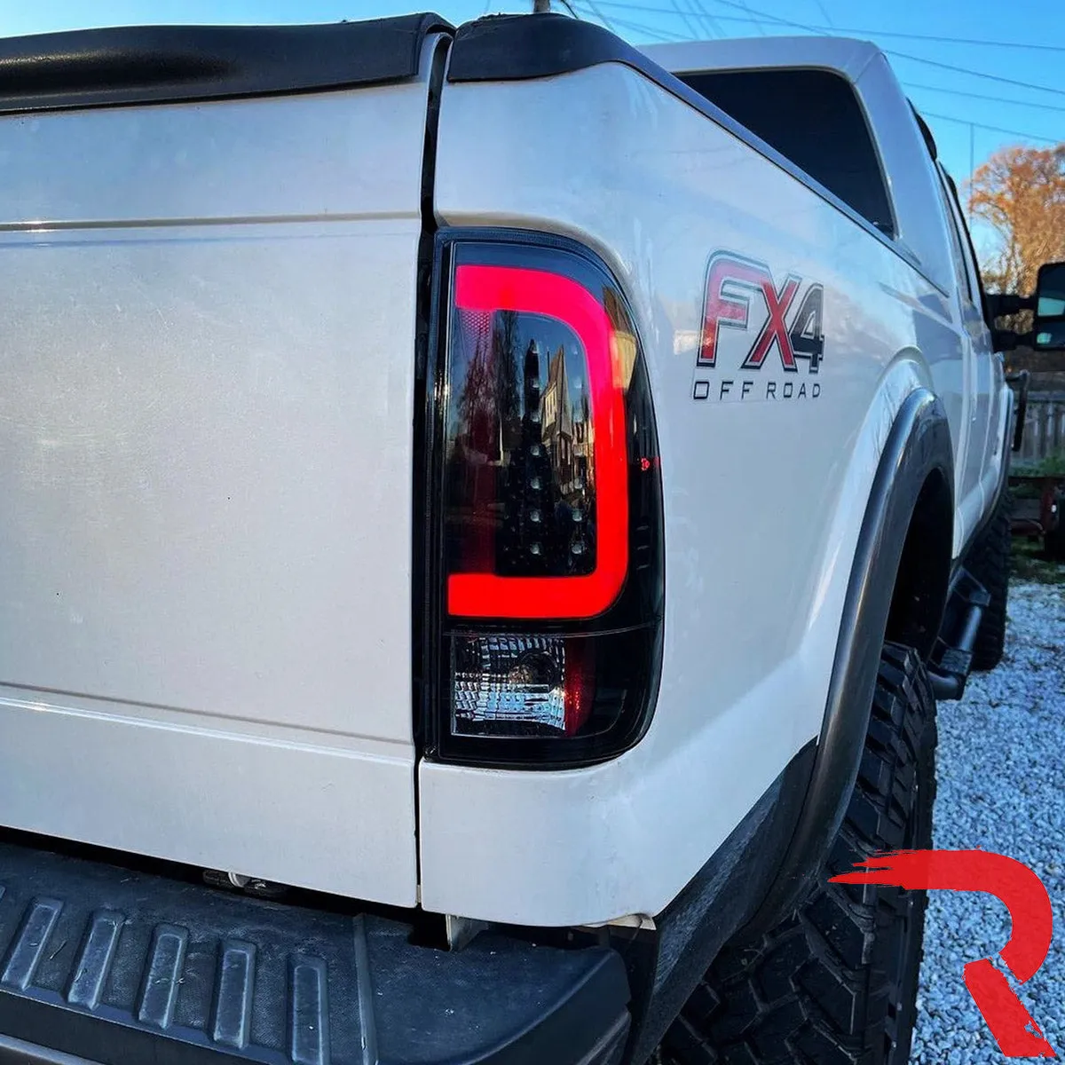 Ford Superduty F250HD350450550 99-07 and F150 97-03 Straight aka inchStyleinch Side OLED Tail Lights with Scanning OL product image