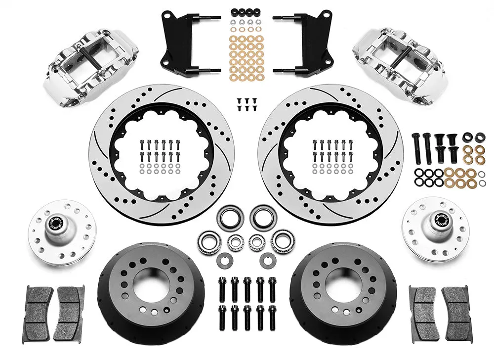 1960 - 1982 Buick, Chevrolet, Ford, GMC, Mercury, Oldsmobile, Pontiac Forged Narrow Superlite 6R Big Brake Front Brake Kit (Hub) - 140-9804 product image