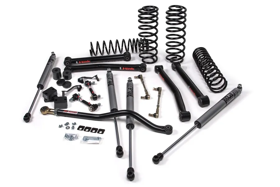 2018-2024 Jeep Wrangler JL J-Konnect 3.5 Inch Lift Kit 4 Door w/Fox Adventure Series Shocks HD Rate Coils JSPEC product image