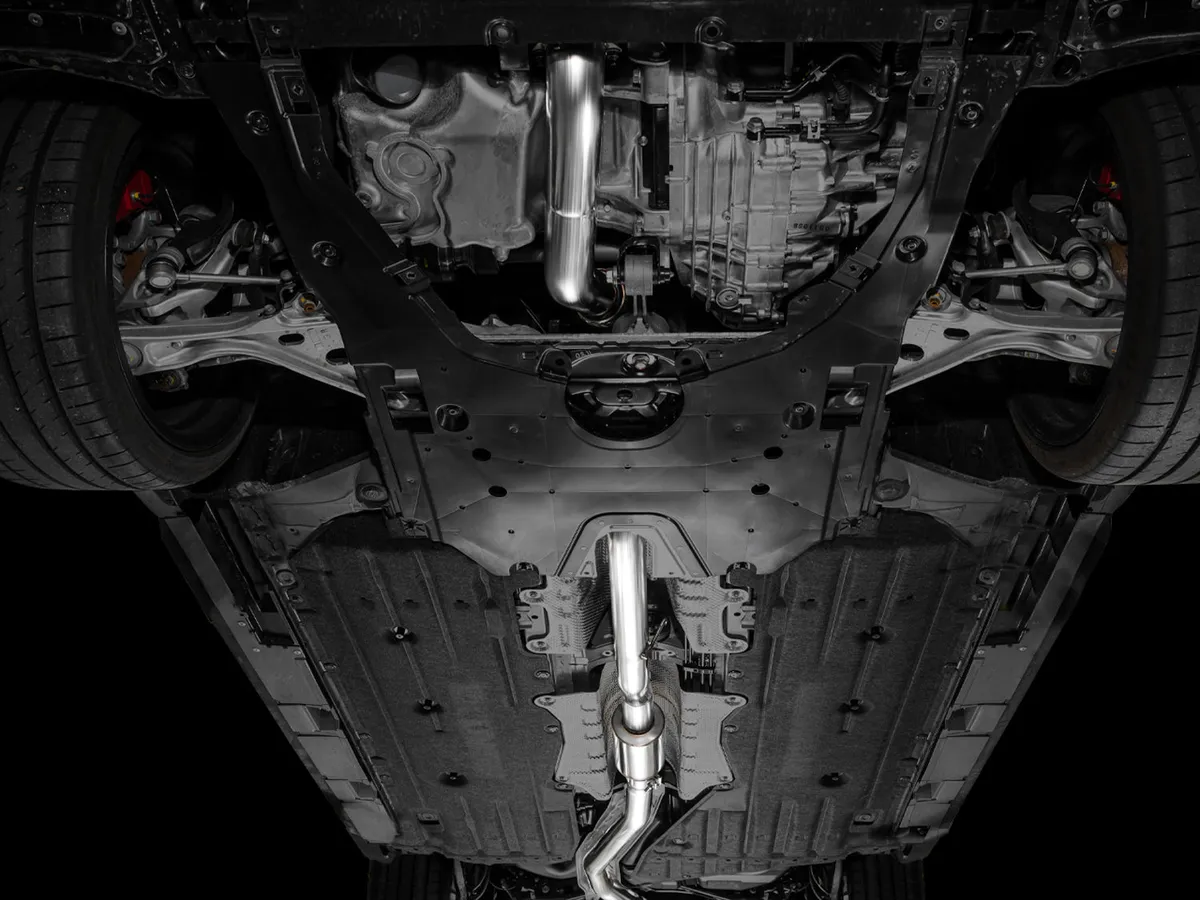 AWE Track Edition Exhaust for DE5 Integra Type-S - Triple Chrome Silver Tips product image