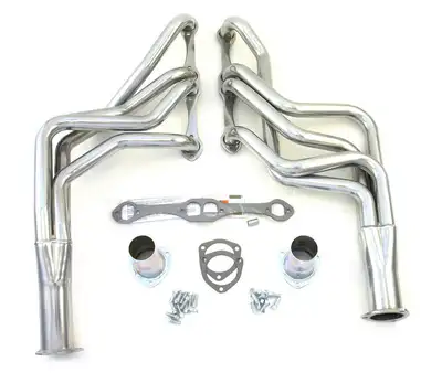 Patriot Exhaust Patriot Long Tube Header 67-87 GM F, G, A Body 265-400 SBC 1 5/8" Primary 3" Collector Silver Ceramic Coated H8047-1