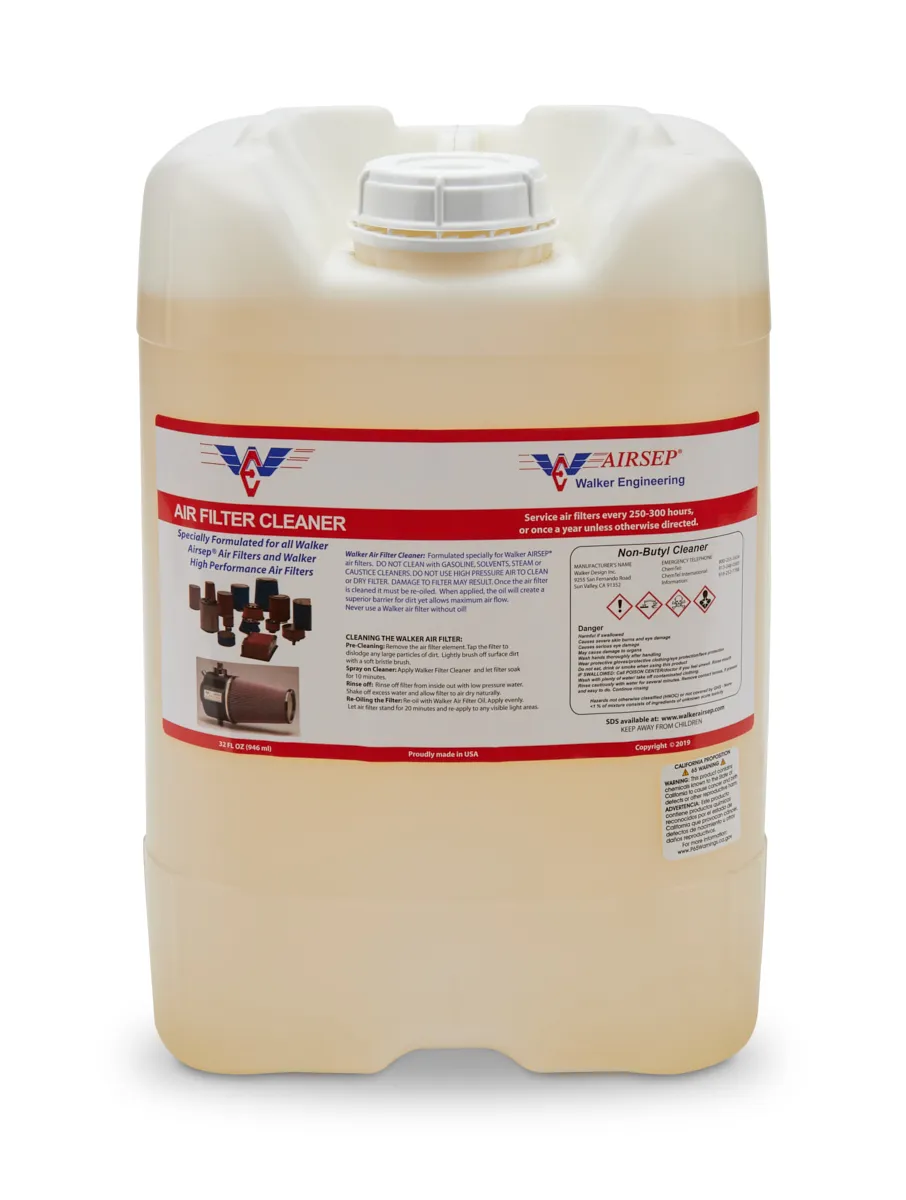 Walker Performance Filtration Air Filter Cleaner 5 Gal Bucket