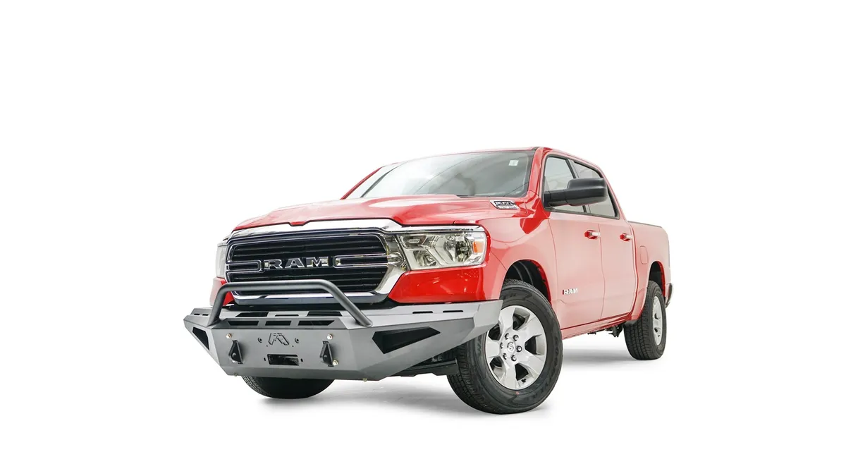 11-16 F250 F350 Fab Fours Premium Front Winch Bumper Full Grille Guard product image
