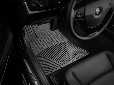 Weathertech 2011 + BMW 5-Series (F10) Black Front Rubber Mats