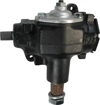 Borgeson Borgeson - Manual Steering Box - P/N: 920011 - New OEM Saginaw 525 manual steering box. 24:1 Standard Ratio with 3/4 in.-36 spline and short 1 in. input shaft.