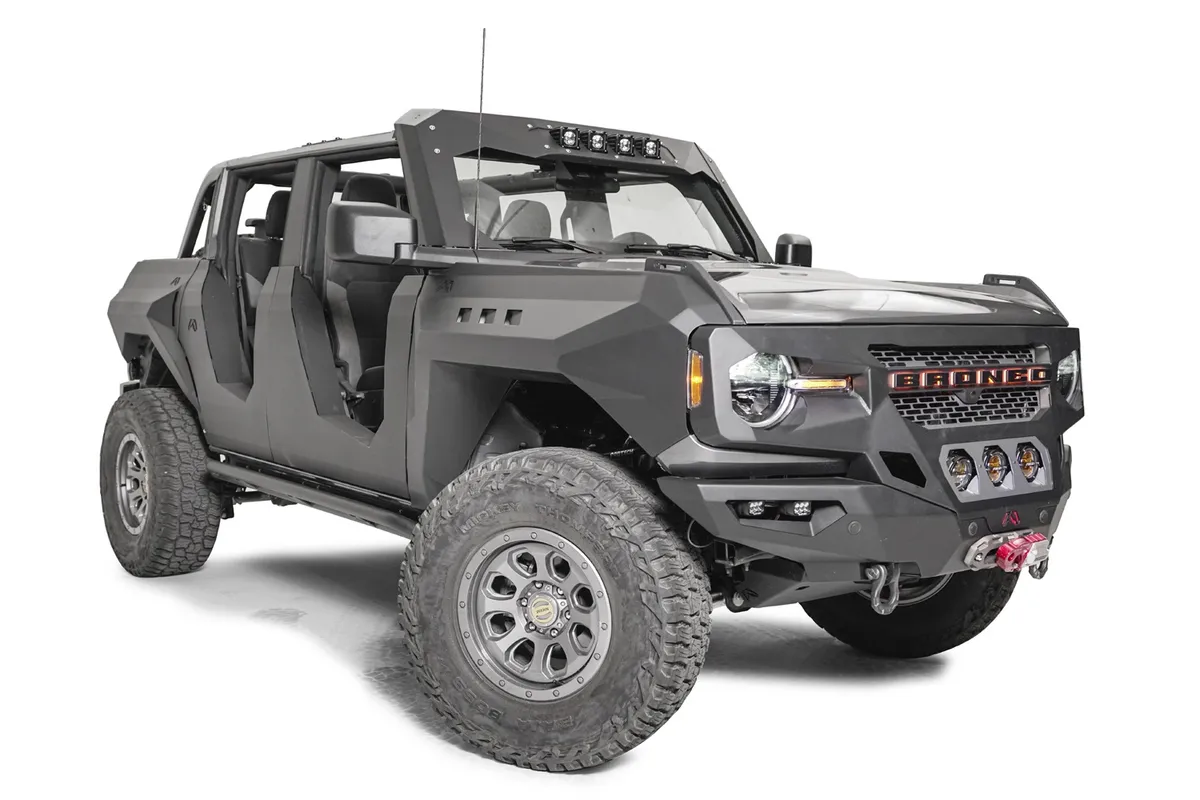 21c Bronco 4 Door Front Fenders Matte Black product image