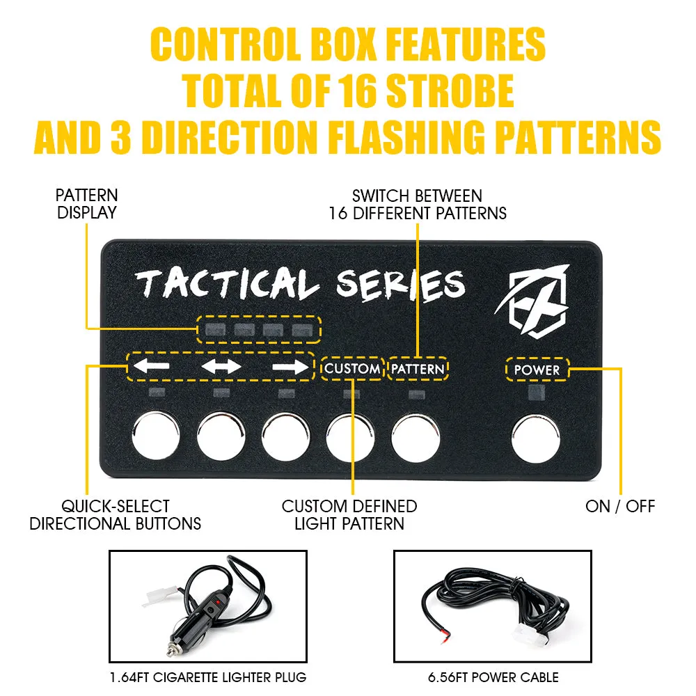 Grille and Surface Mount Light - Set of 8 | Tactical 24 Series product image