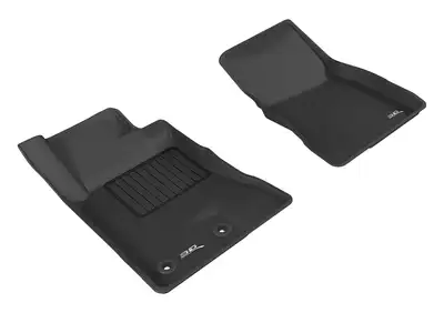 3D MAXpider 1520 Mustang Kagu Black 1st Row(2 Eyelets)floor Liner