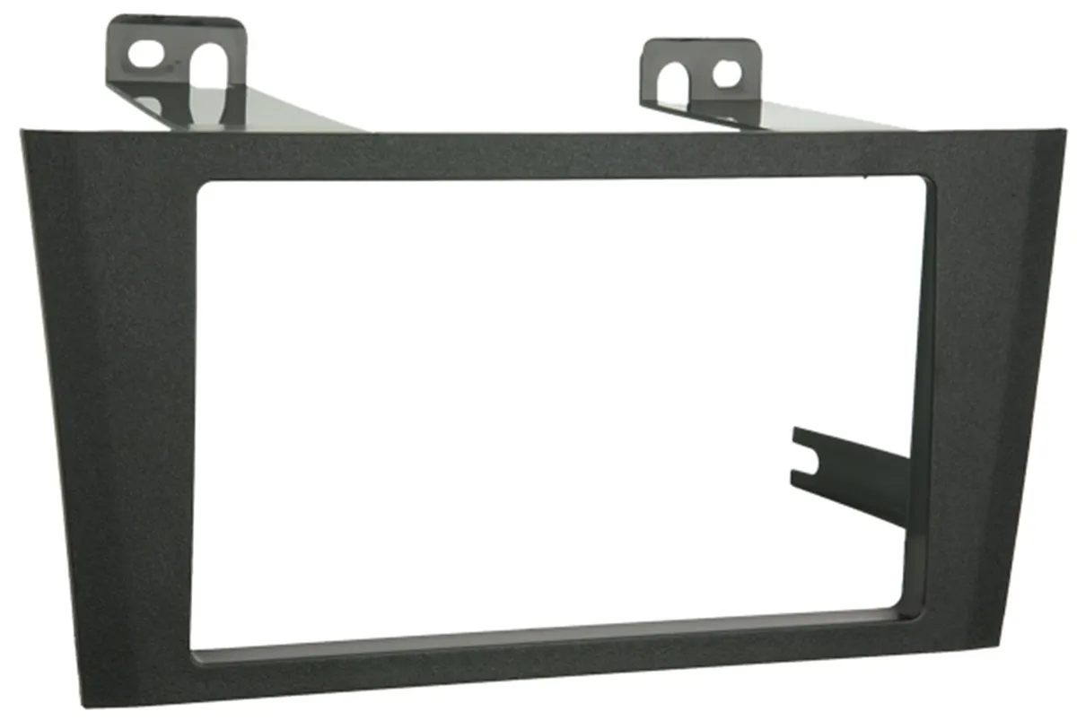 Metra Electronics Turbokits; Radio Installation Kit; Incl. Instructions/Storage Pocket/Snap-In Iso Support System; For Double Din or Two Single Din; Recessed Din Opening; High-Grade ABS Plastic;
