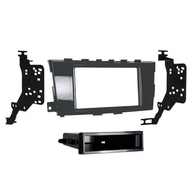 Metra Electronics Custom Fit Mounting Kit; ISO DIN Radio Provision w/Pocket; Incl.: Radio Trim Panel/Radio Brackets/Pocket/Screws;