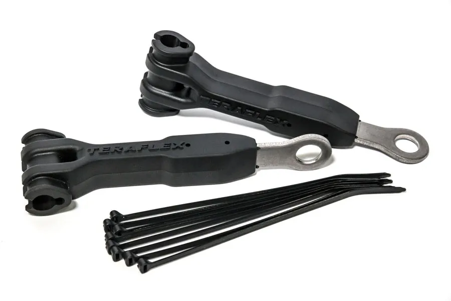 TeraFlex Brake Line Anchor Kit Front 0720 Wrangler/Gladiator Jk/Jl/Jt