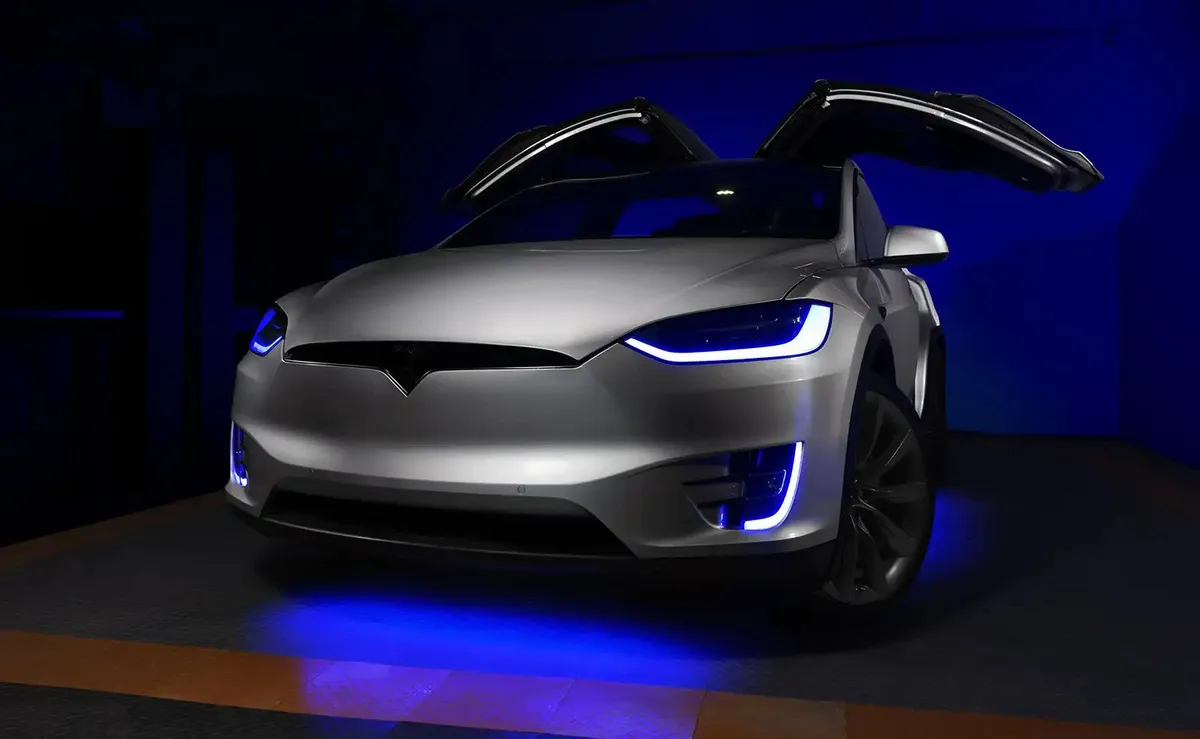Oracle Lighting 2016-2024 Tesla Model x Dynamic Colorshift Headlight & Fog Light DRL Upgrade Kit - Combo product image