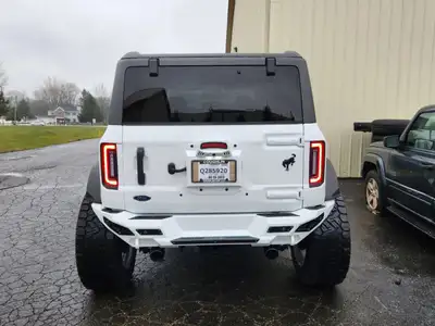 Bodyguard Bumpers Freedom Rear Bumper For 2021-2025 Ford Bronco Sensor Cutouts Texture Black Powdercoat Bodyguard Bumpers