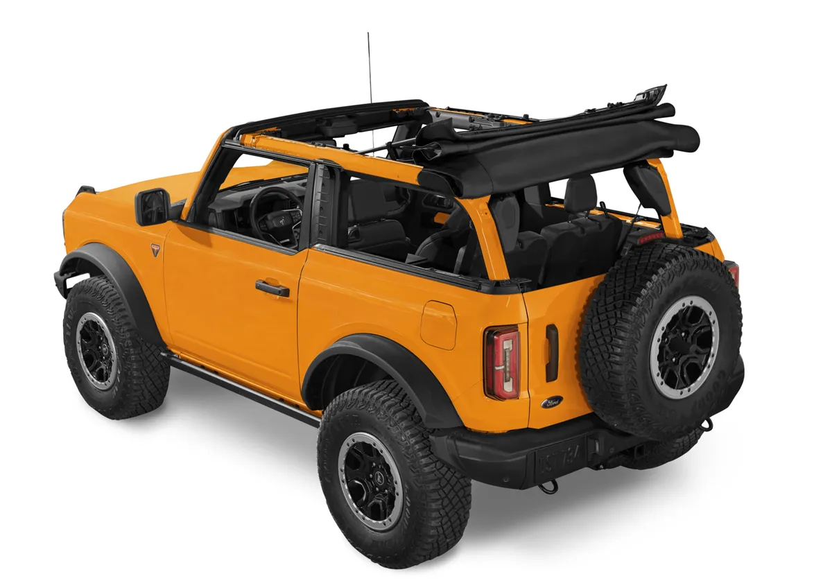 Bestop Trektop Slantback Soft Top - Black Diamond - Bronco 2dr 2021+ product image