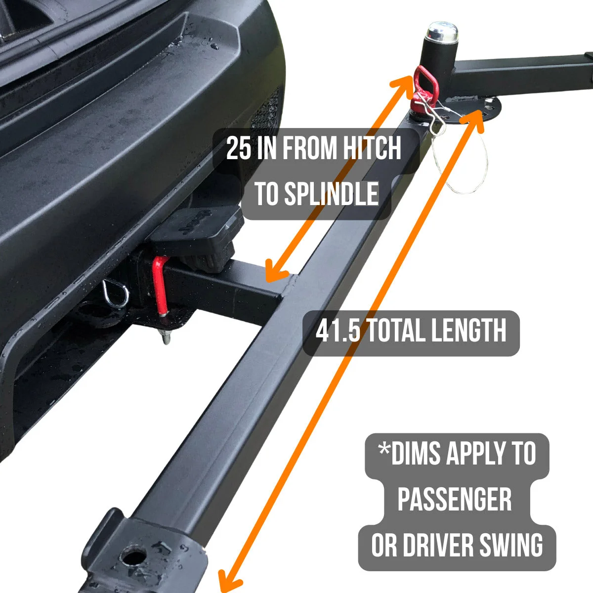 rucRak Hitch Swing Arm Upgrade Kit — GRUNT to GUNNY product image
