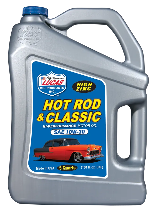 Lucas Oil Products 10679 Hot Rod & Classic Car HP Motor Oil SAE 10W-30 product image
