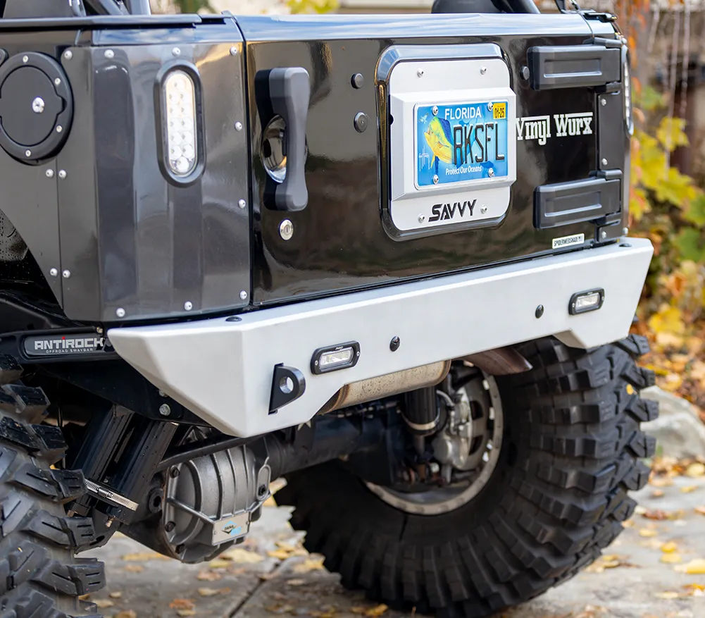 07c Wrangler Krawler Lite High Clearance Rear Bumper Raw product image