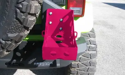 Steinjager Bumpers 2018 to Present Jerry Can Holder Hot Pink