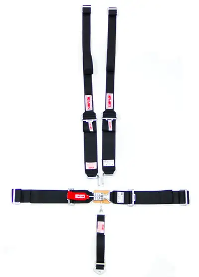 Simpson Safety Harness Set 5pt HANS L/L W/A P/D Black