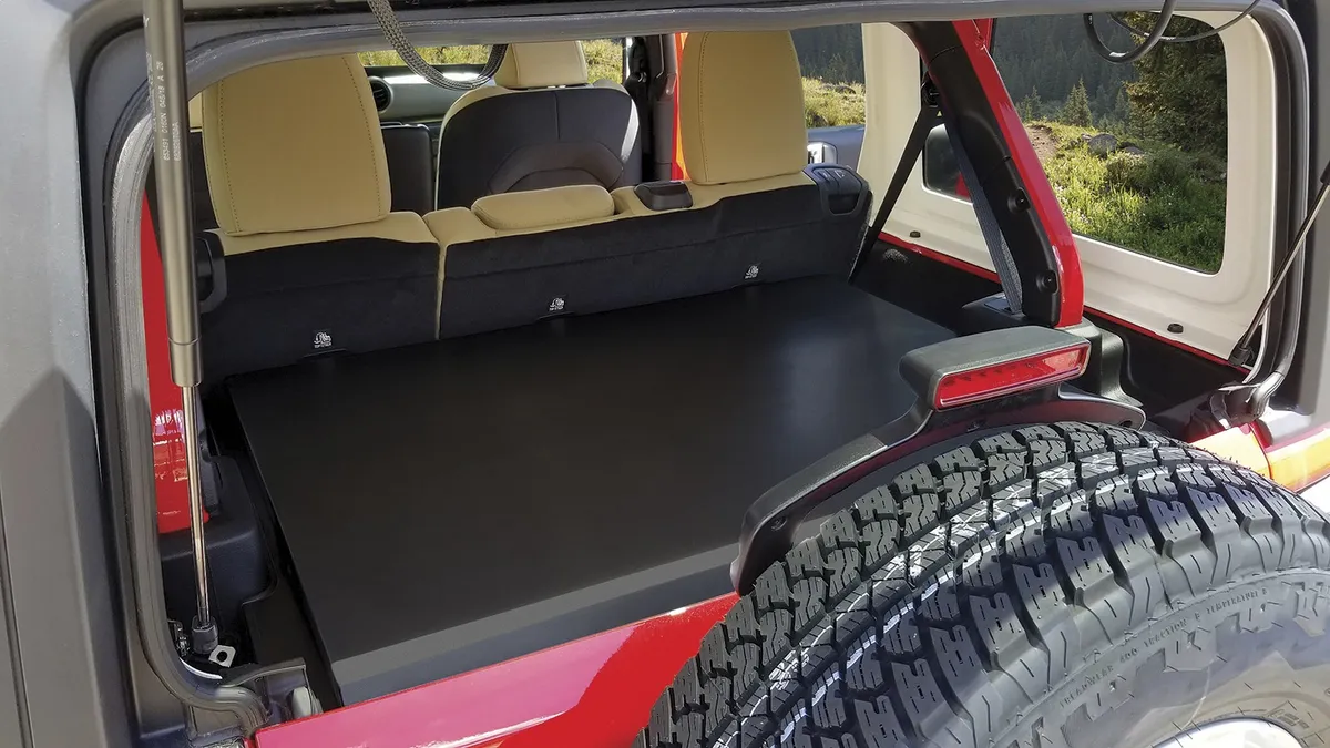 18c Wrangler JL Unlimited Security Deck Enclosure (Not Compatible With Factory Rear Speaker Option) product image
