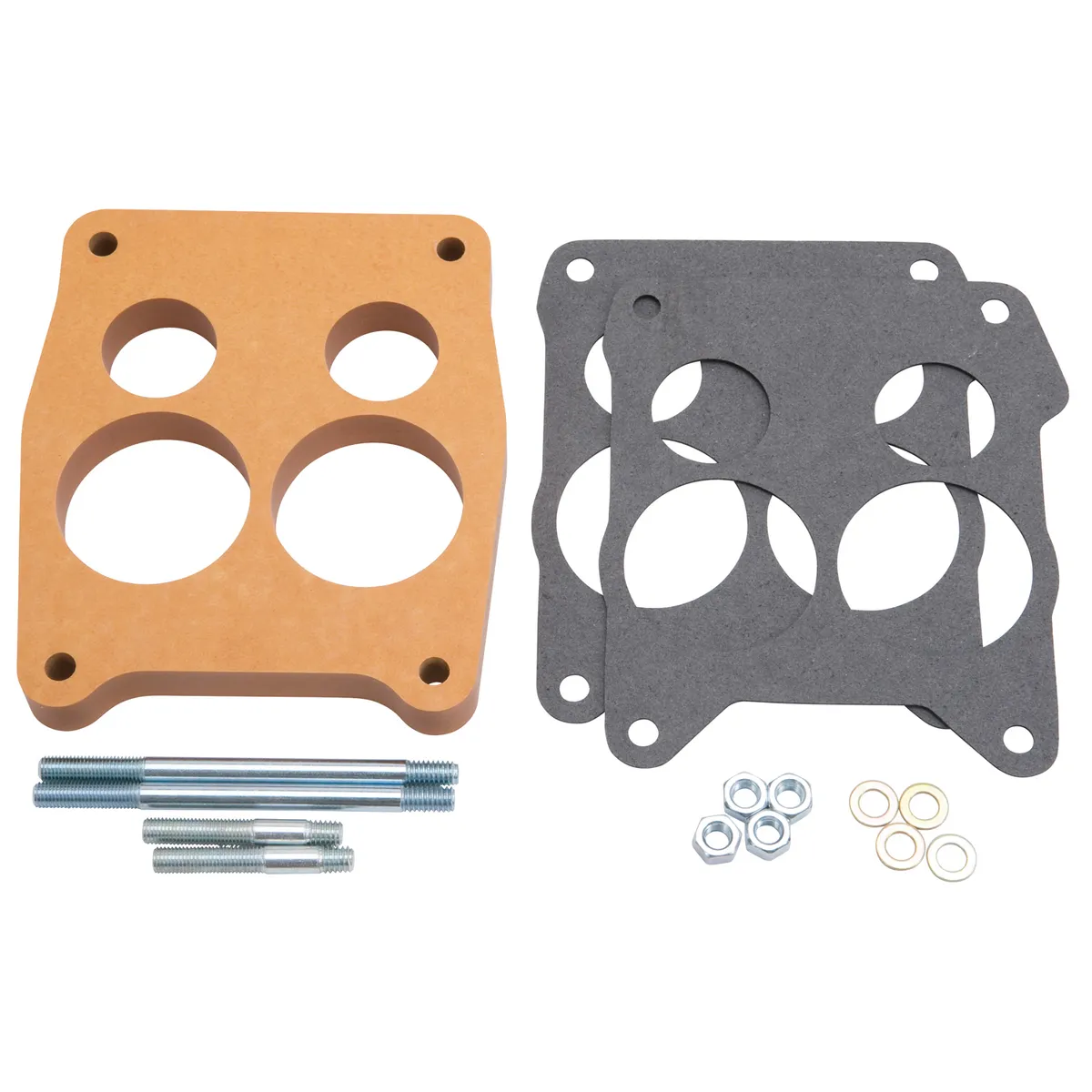 Edelbrock 8726 QuadraJet Carburetor Spacer #8726 4-Hole 3/4in Thick product image