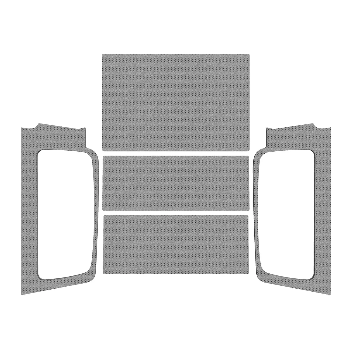 DEI 50605 '04-'06 Wrangler LJ Gray Leather Look Complete Headliner Kit product image