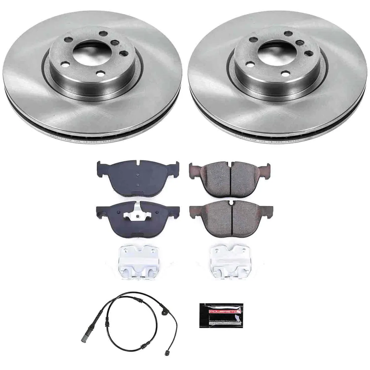 Z17 Direct Replacement Kit: Rotors; Ceramic Pads W/Hardware; Pad Sensors product image