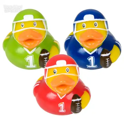 No Brand 2\" Football Rubber Duckies