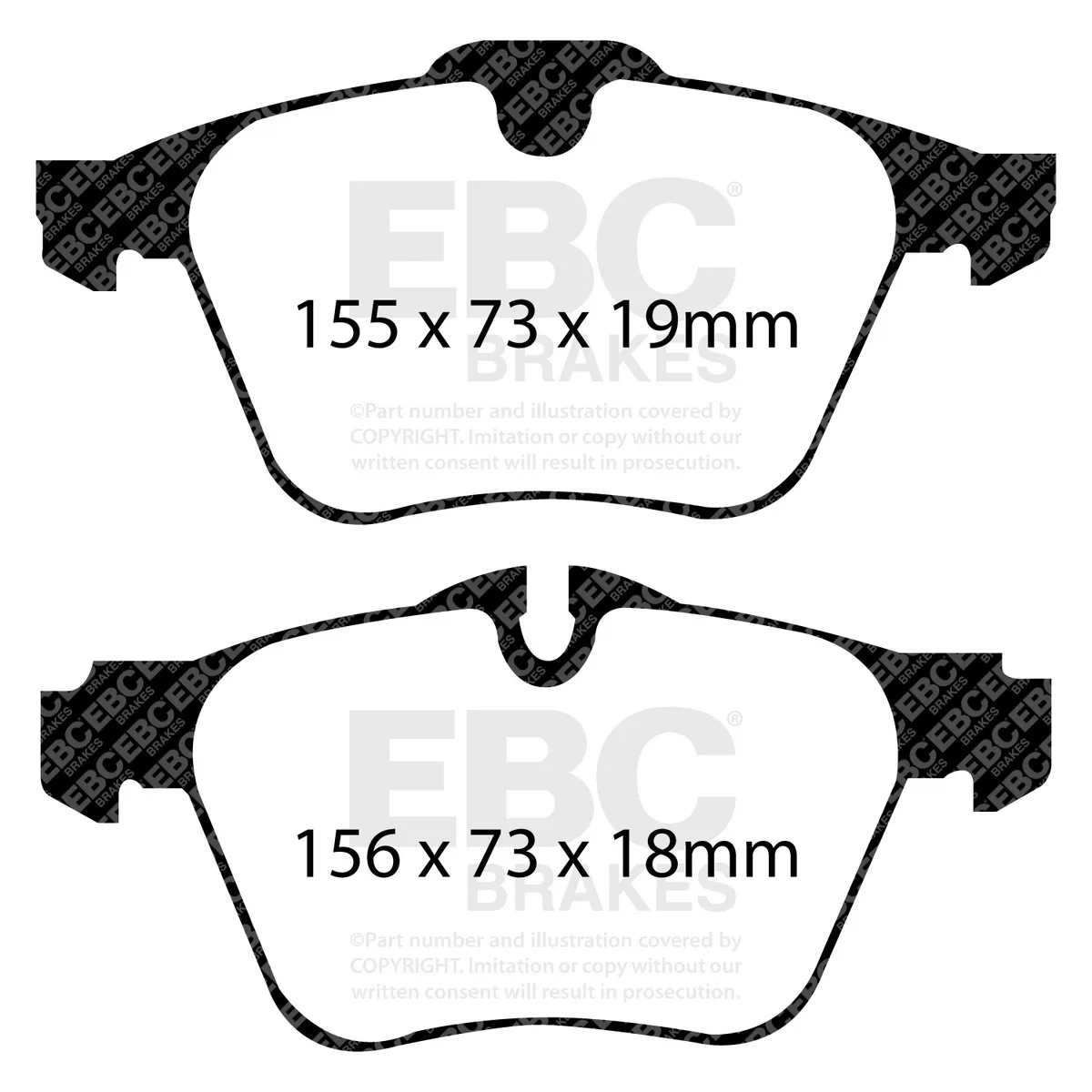 S5 Kits Yellowstuff And GD Rotors; Front; FMSI Pad No. D1240; Vented; 5 Bolt Holes; 355mm Dia.; 48mm Height; 32mm Thick; 71mm Center Hole Dia.; product image