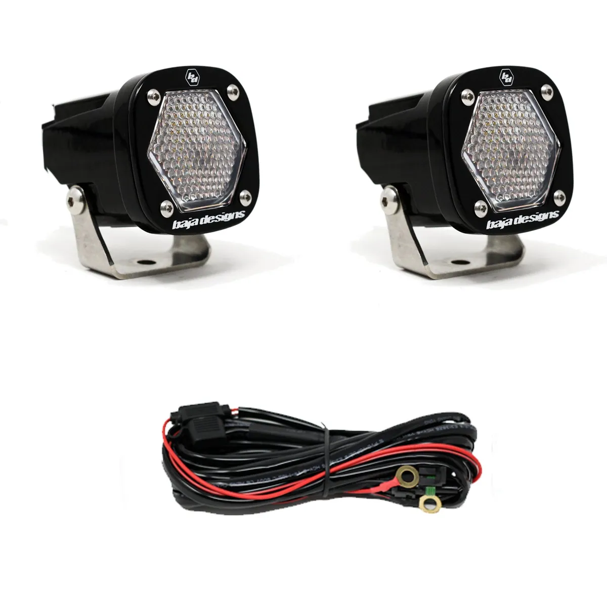 Baja Designs S1 Black LED Auxiliary Light Pod Pair - (Choose Color/Pattern) product image