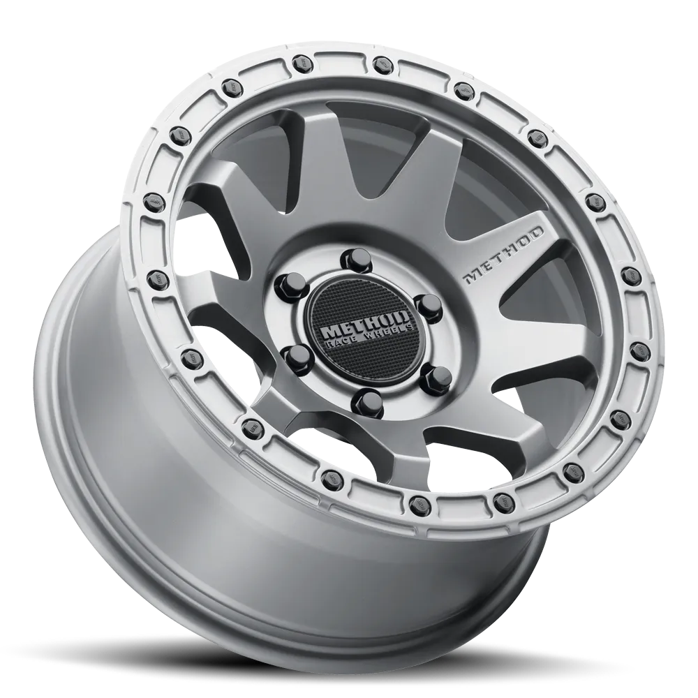 Method Race Wheels Aluminum Wheels 18x9 MR317 Bolt Pattern 6 On 139.7 Offset 3 Lip Size 0.83 Matte Titanium GY Method