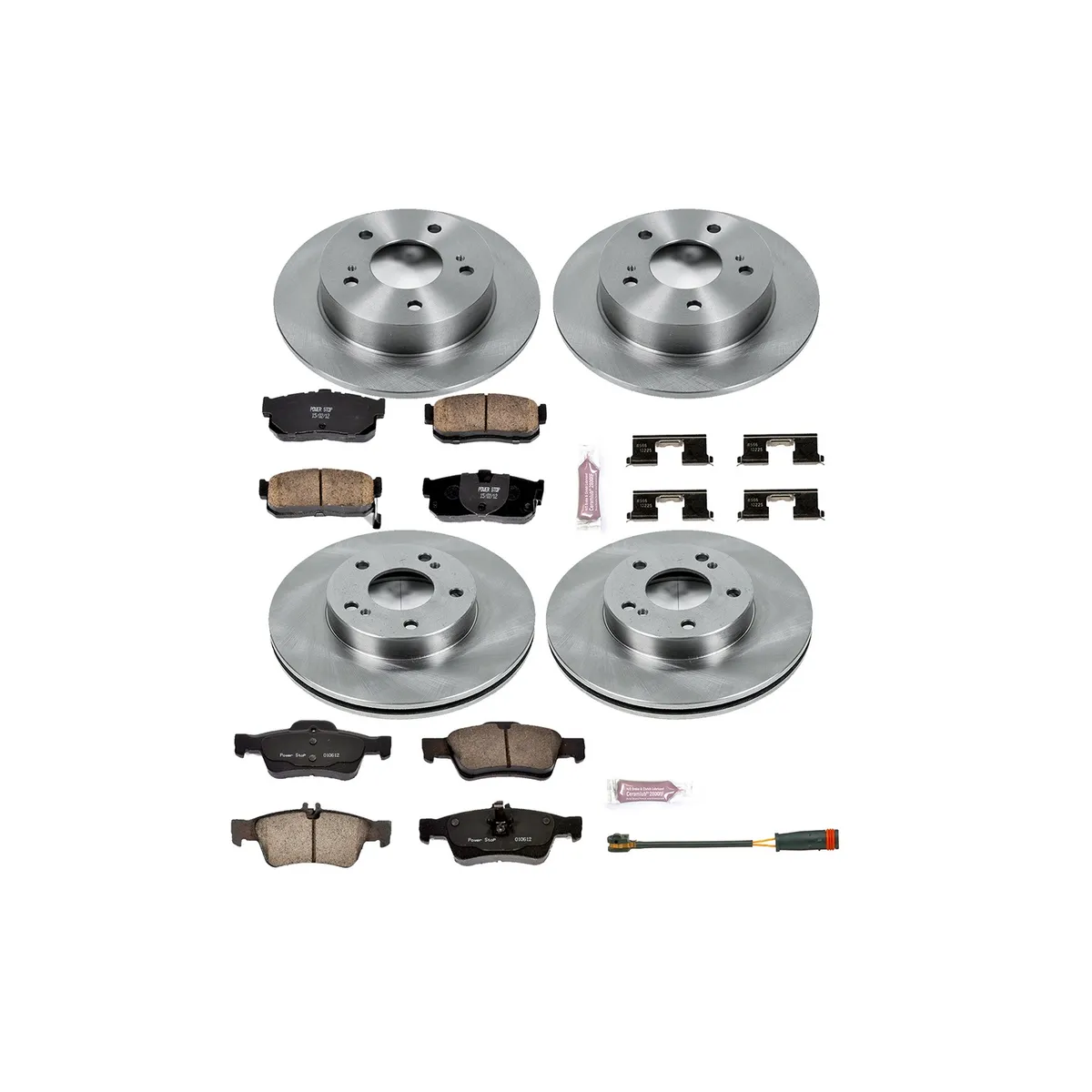 Z17 Direct Replacement Kit: Rotors; Ceramic Pads W/Hardware product image