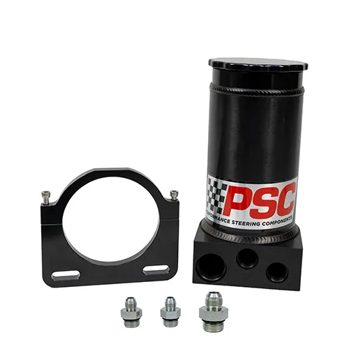 8.25 Hydroboost W/ Clamp 6 Return 10 Feed Black Anodized Black Street Cap product image