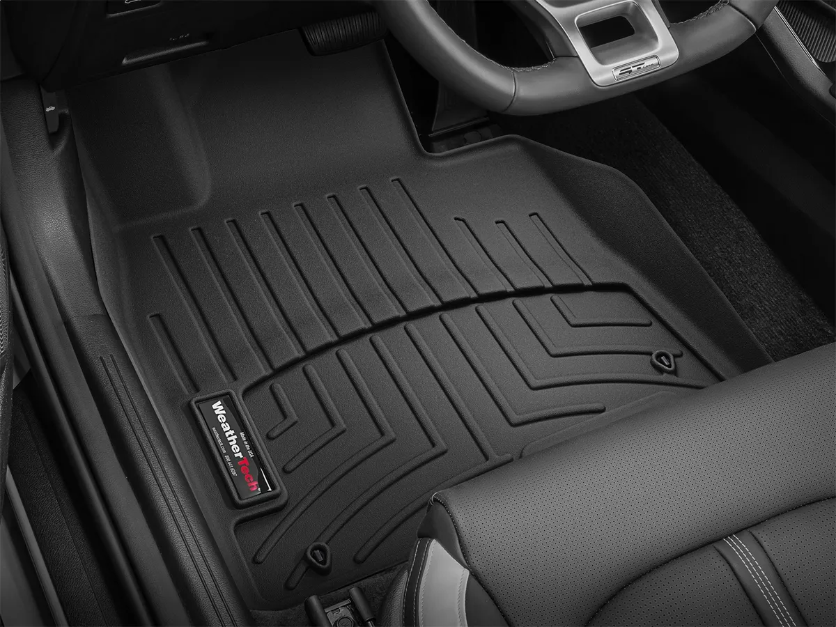 FloorLiner™ DigitalFit®; Black; Front; product image