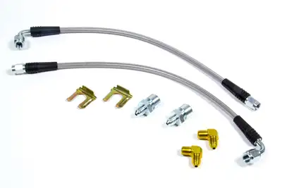 Wilwood Brakes Wilwood Flexline Kit 64-72 Most GM 90 Degree Hose end