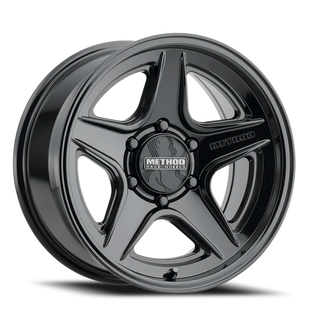 Aluminum Wheels 20x9 MR319 Bolt Pattern 6 On 139.7 Offset 18 Lip Size 1.06 Gloss Black GB Method product image