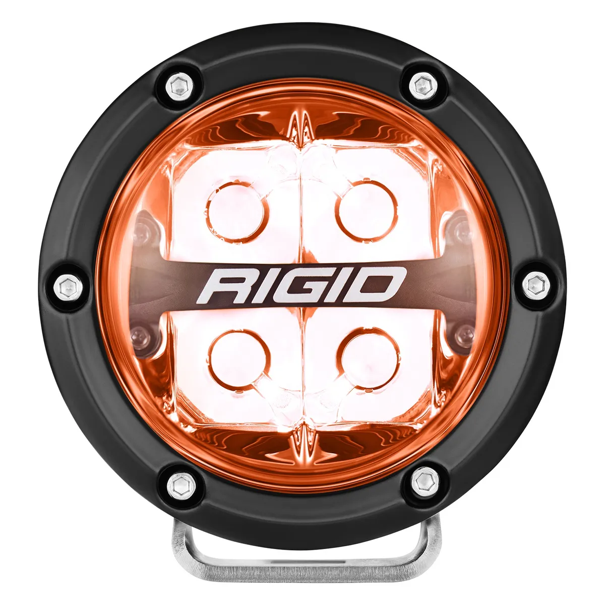 Rigid 360-Series 4 Inch Round LED Off-Road Spot Beam Pattern For Moderate Speed (20-50 Mph) And Rgbw Backlight Pair product image