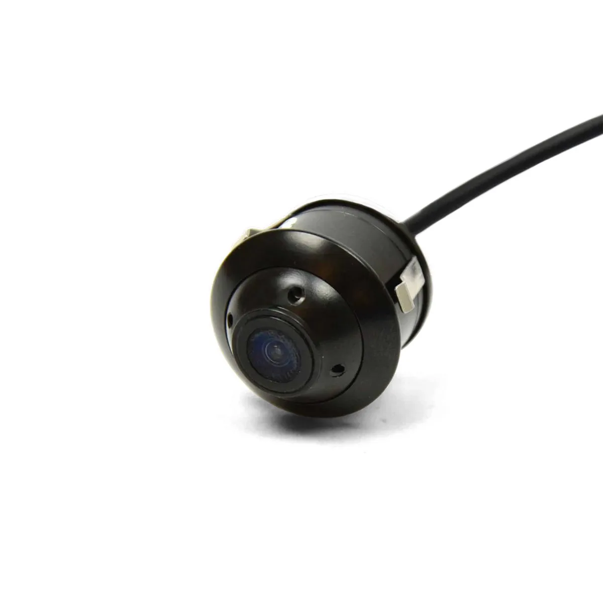 Universal Snap-In Adjustable Bullet Camera; 22ft. Chassis Harness To RCA Included; Flat Surface Mount; Parking Gridlines And Image Mirroring Available; product image