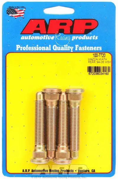 ARP Auto Racing Mazda Miata Rear Wheel Lug Stud Kit Knurl Diameter 0.579