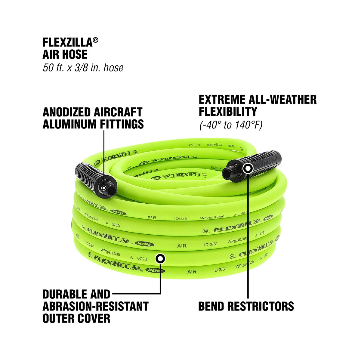 fz Air Hose 1/2in 50ft 3/8mnpt product image