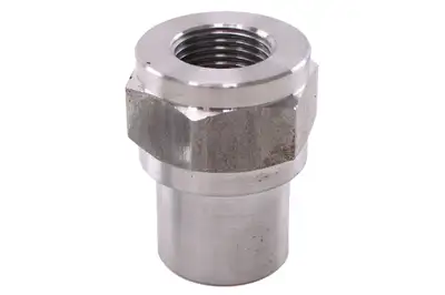 Rock Jock Threaded Bung With Jam Nut 3/4 Inch-16 Right Hand Thread Set RockJock 4x4