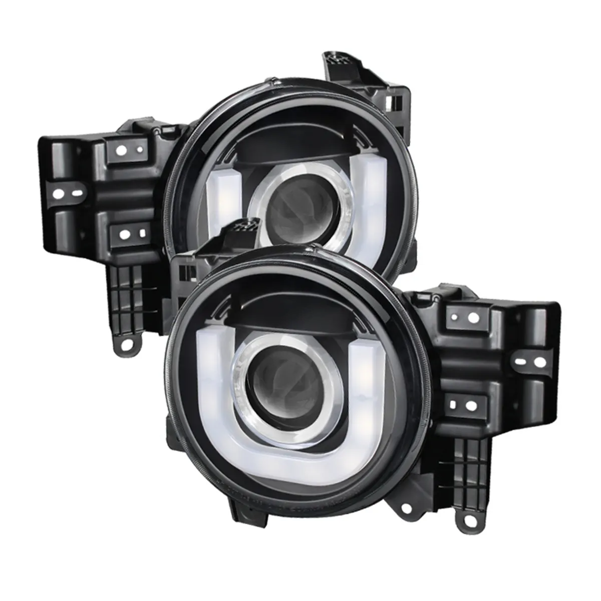 Spyder Signature Toyota FJ Cruiser 07-14 Projector Headlights - Halogen Model Only Not Compatible With XenonHID Model - 3D DRL LED - Black product image
