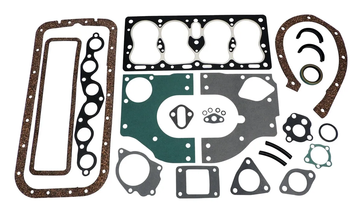 Gasket Kit 1941-1945 MB w/ 4-134 L-Head Engine;1945-1949 CJ-2A w/ 4-134 L-Head Engine;1948-1953 CJ-3A w/ 4-134 L-Head Engine;1950-1952 M38 w/ 4-134 L-Head Engine;1947-1950 Pickup w/ 4-134 L-Head Engine;1948-1949 VJ Jeepster w/ 4-134 L-Head Engine;19 product image