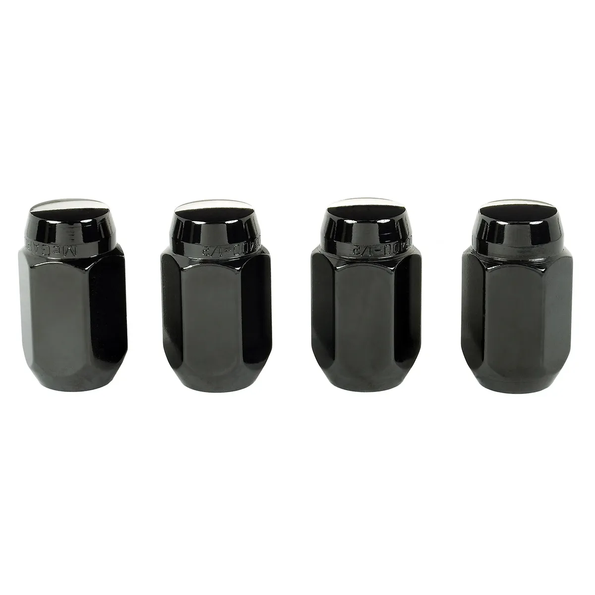 Hex Lug Nut 1/220 Cone Seat 13/16 Hex 1.5 in Oal Black (4 Pk) product image
