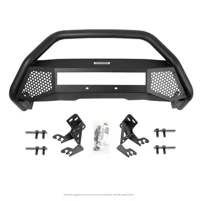 Go Rhino 15c Colorado Rc4 Skid Plate Bull Bar Frame w/ Mount Brktlight Ready Txt Blk