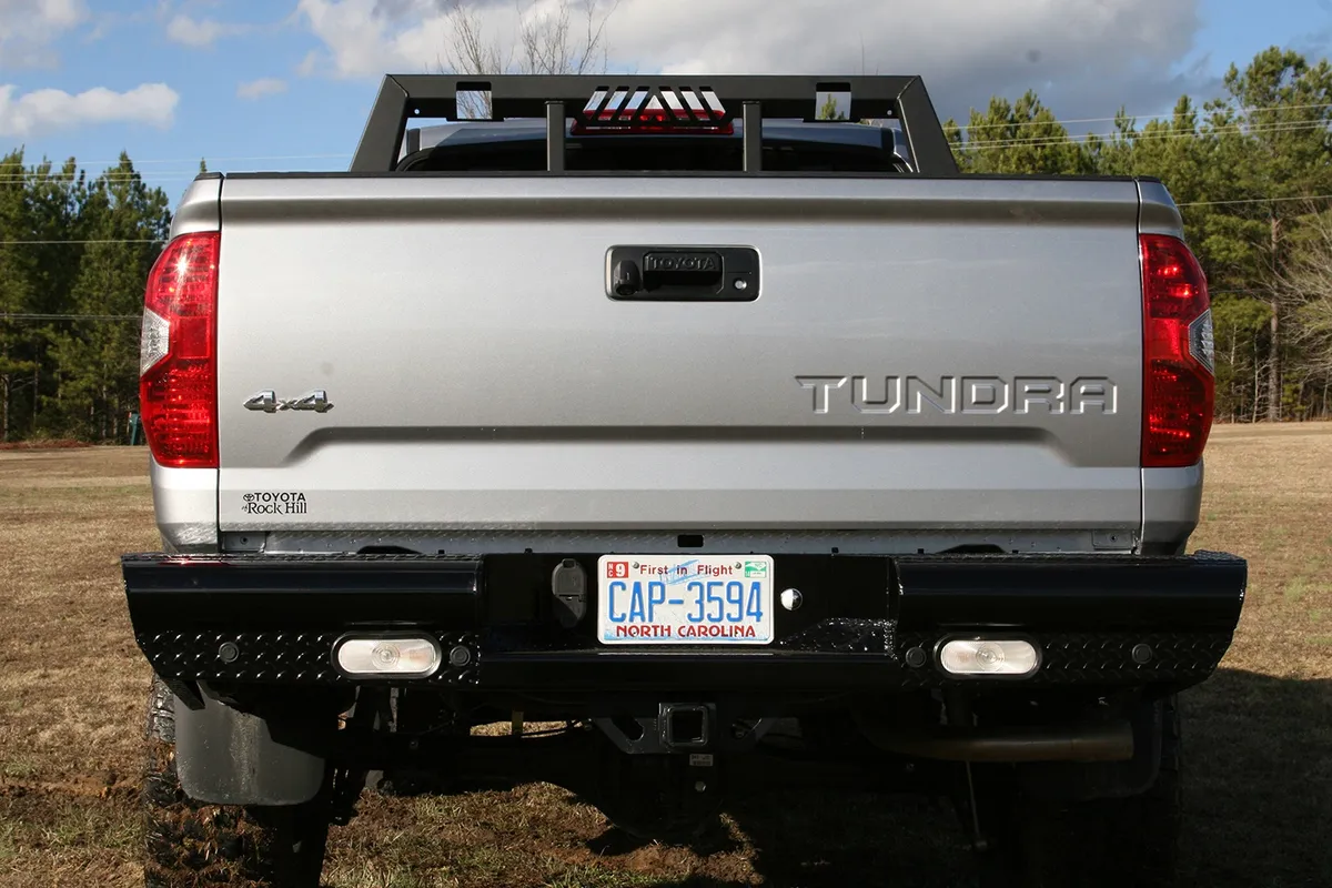 14-21 Tundra Fab Fours Black Steel Elite Front Bumper No Guard product image
