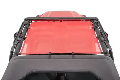 MasterTop Jeep TJ Mesh Bimini Top ShadeMaker For 97-06 Wrangler TJ Red MasterTop