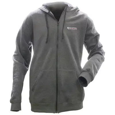 Allstar Performance Allstar Full Zip Hooded Sweatshirt Charcoal XL