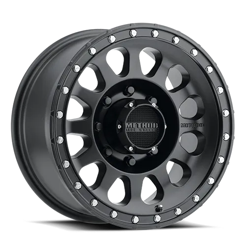 Aluminum Wheels 18x9 MR315 Bolt Pattern 8 On 170 Offset 18 Lip Size 1.65 Matte Black MB Method product image