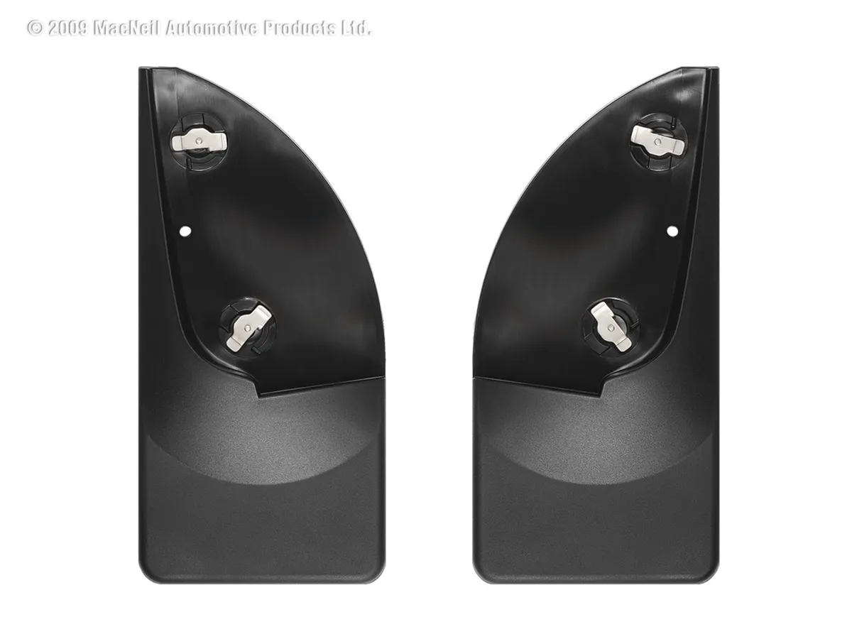 1999 - 2007 Ford F-Series Super Duty Black No Drill MudFlaps without Flares product image